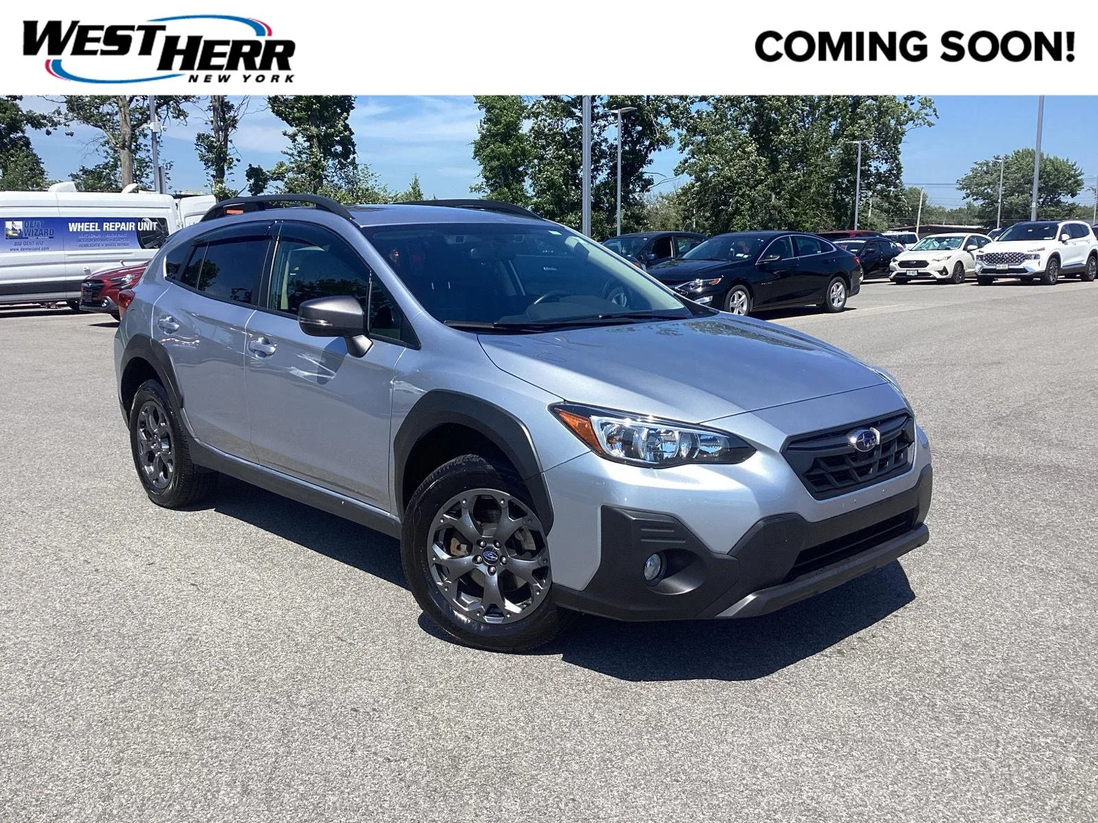 Used 2022 Ice Silver Metallic Subaru Sport image 1