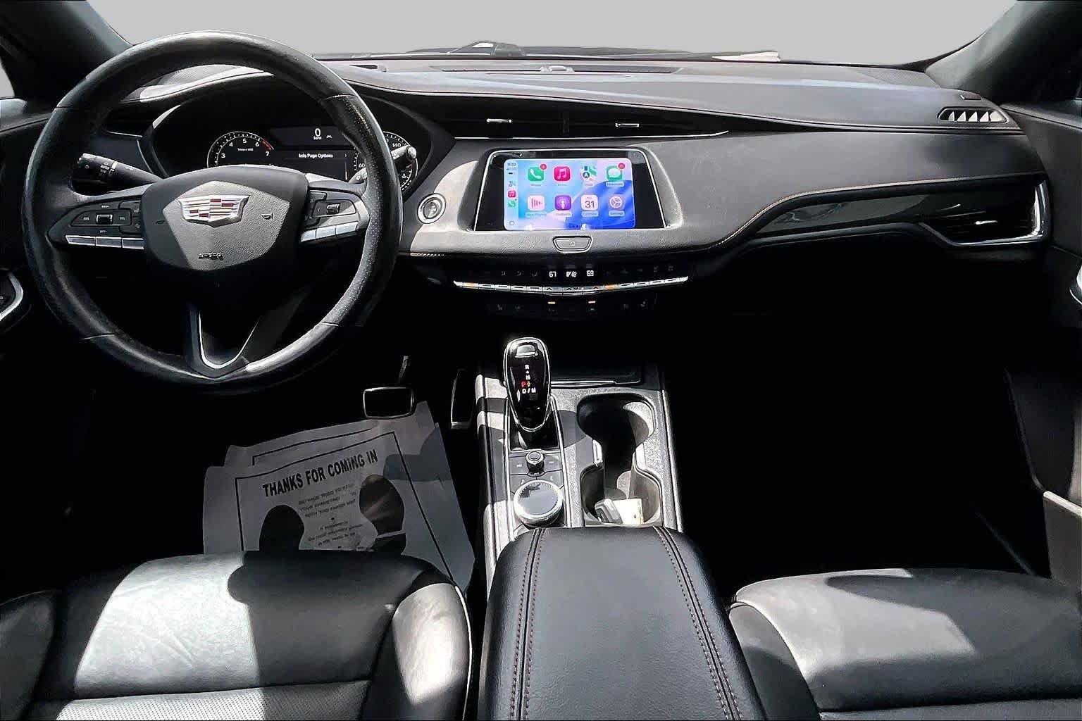 Used 2023 Stellar Black Metallic Cadillac FWD Sport image 16