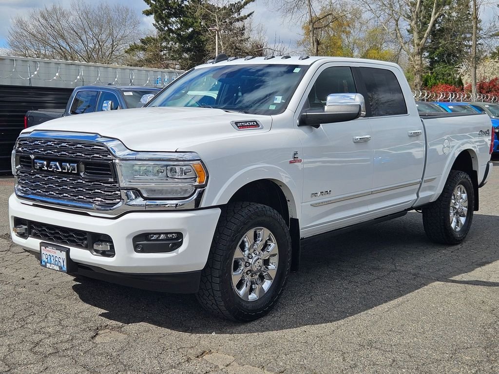 Certified Used 2022 Bright White Clearcoat Ram Limited image 3