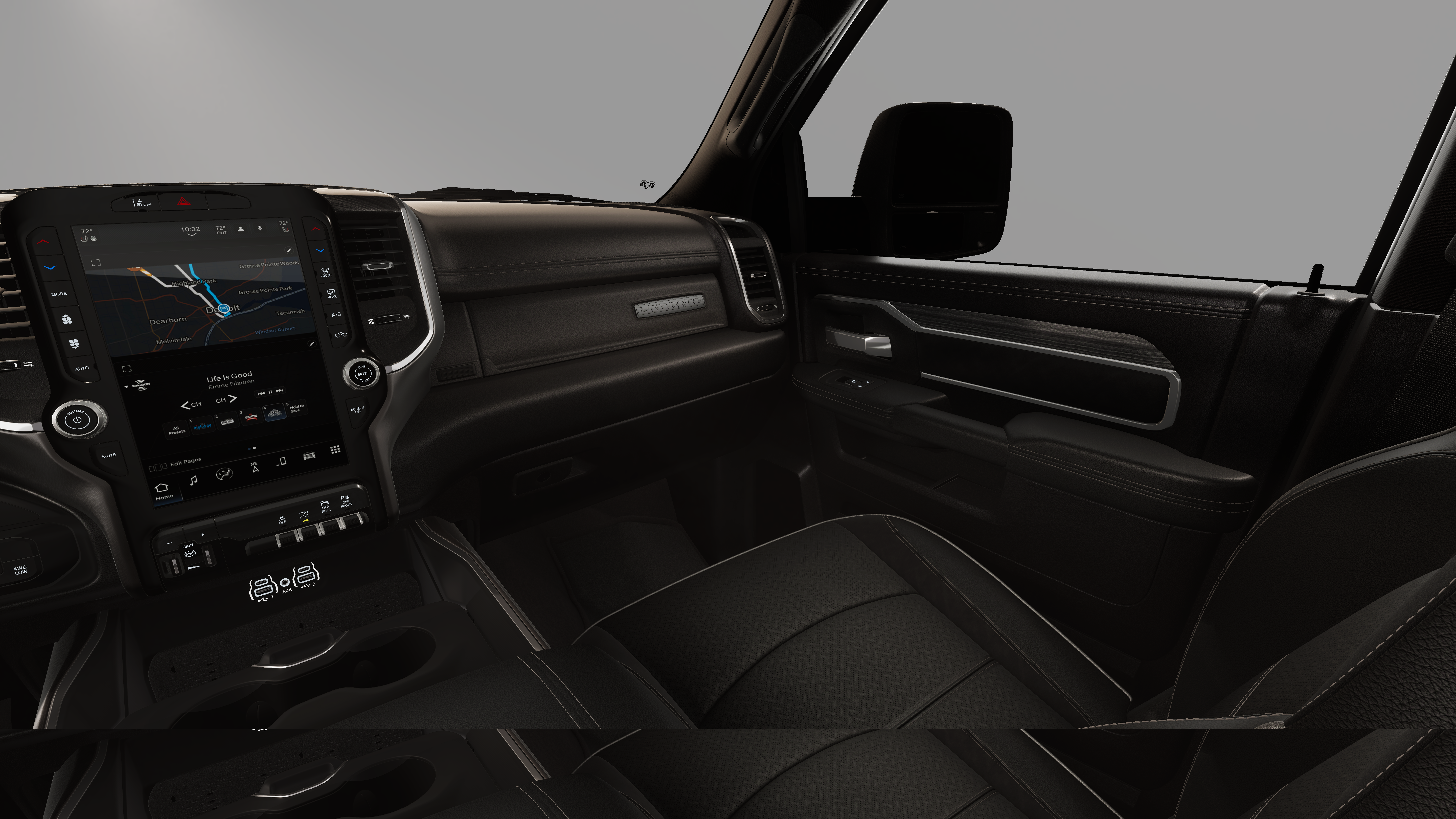 New 2026 Granite Crystal Metallic Clear-Coat Exterior Paint RAM LARAMIE image 19
