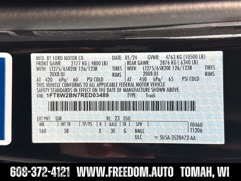 Used 2024 Black Metallic Ford Lariat image 29