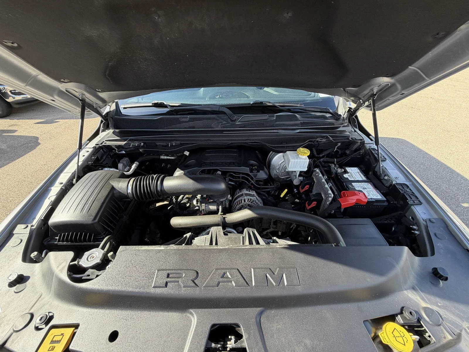 Used 2021 Billet Silver Metallic Clearcoat Ram Rebel image 23