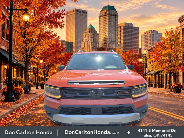 New 2026 Sunset Orange Honda TrailSport Elite Blackout image 2