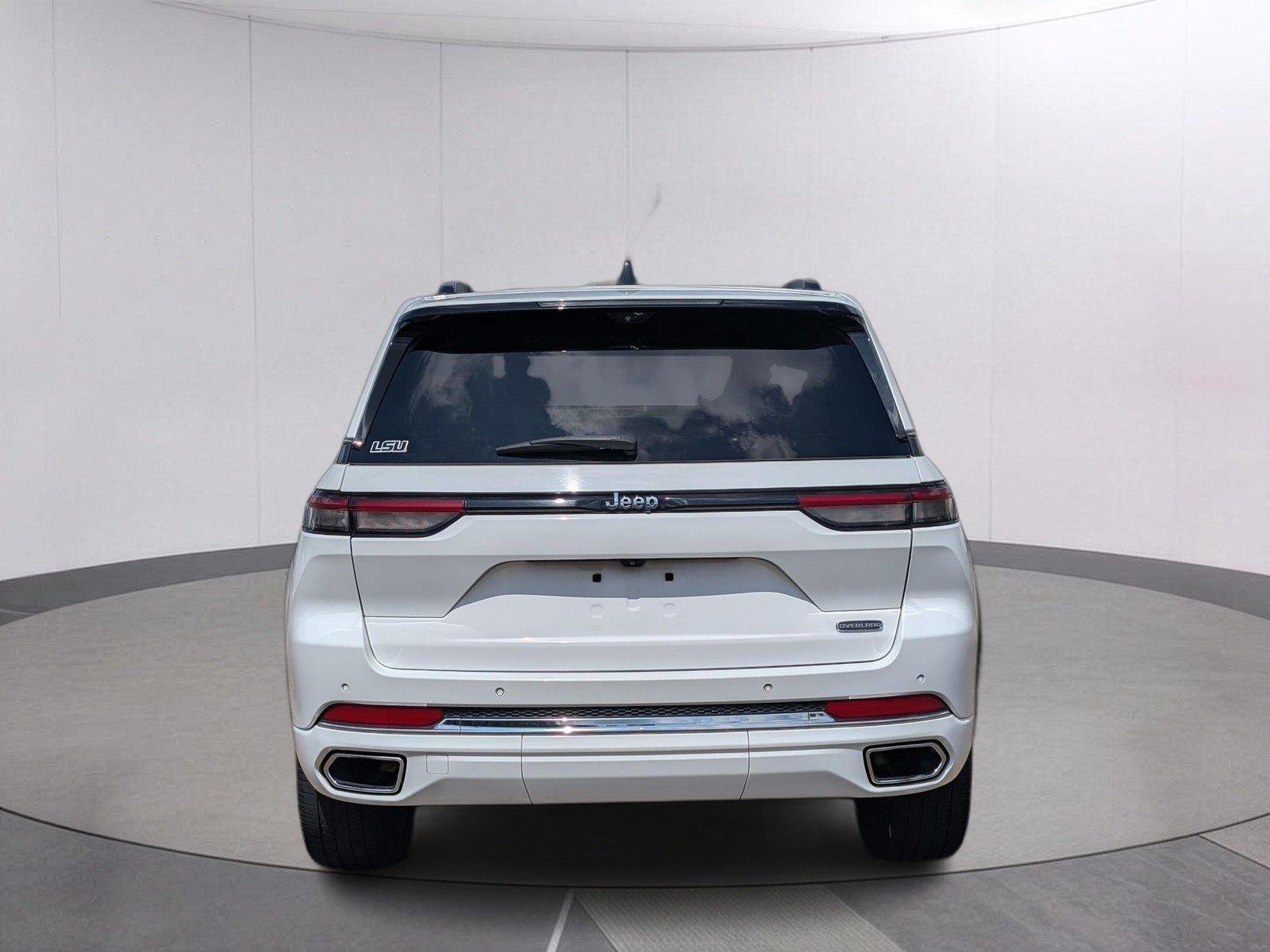 Used 2023 Bright White Clearcoat Jeep Overland image 4