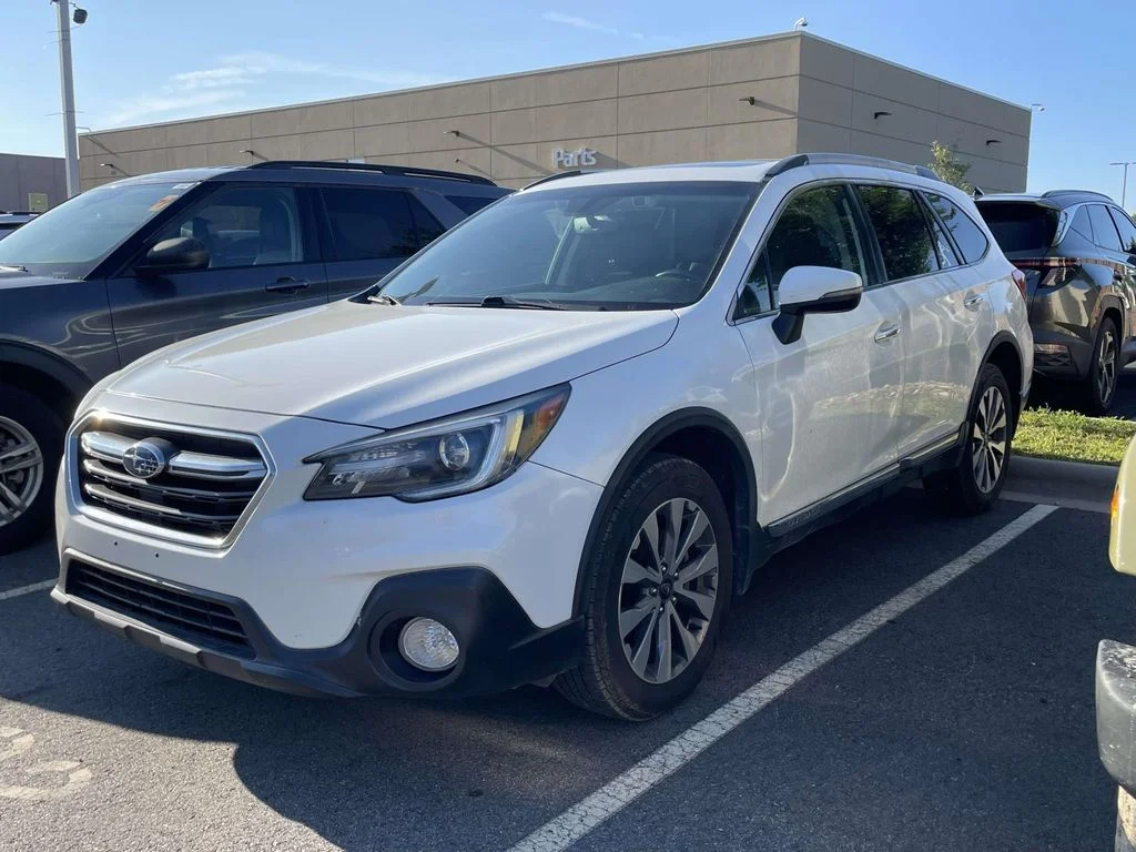 Used 2019 Crystal White Pearl Subaru Touring image 2
