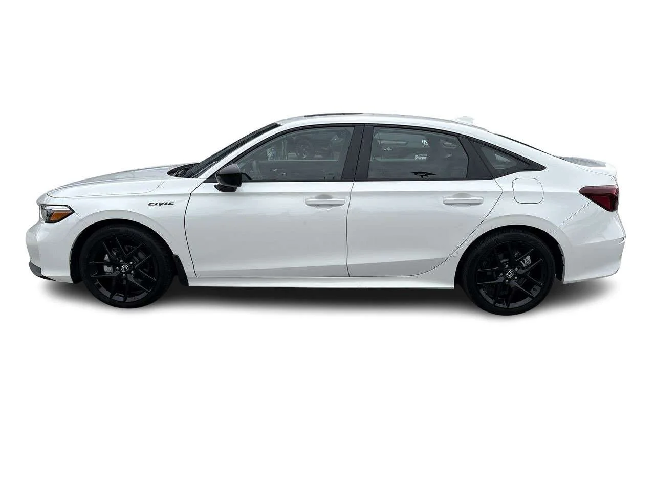 Used 2025 Platinum White Pearl Honda Sport eCVT Sedan Certified Pre-Owned   No Accident image 8