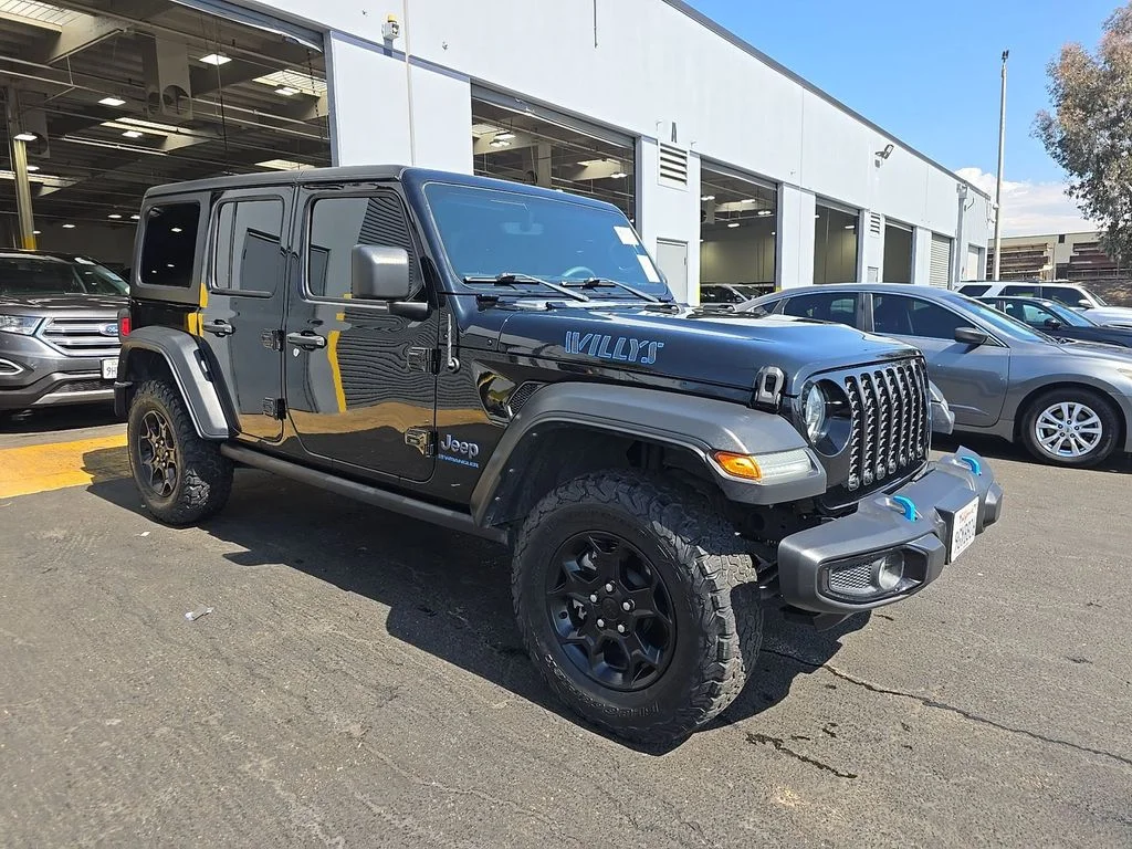Used 2023 Black Jeep Willys 4xe image 3
