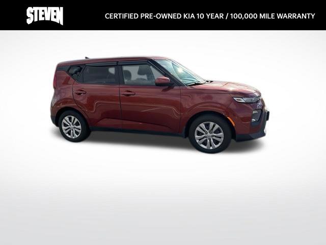 Certified Used 2021 Orange Kia LX image 2