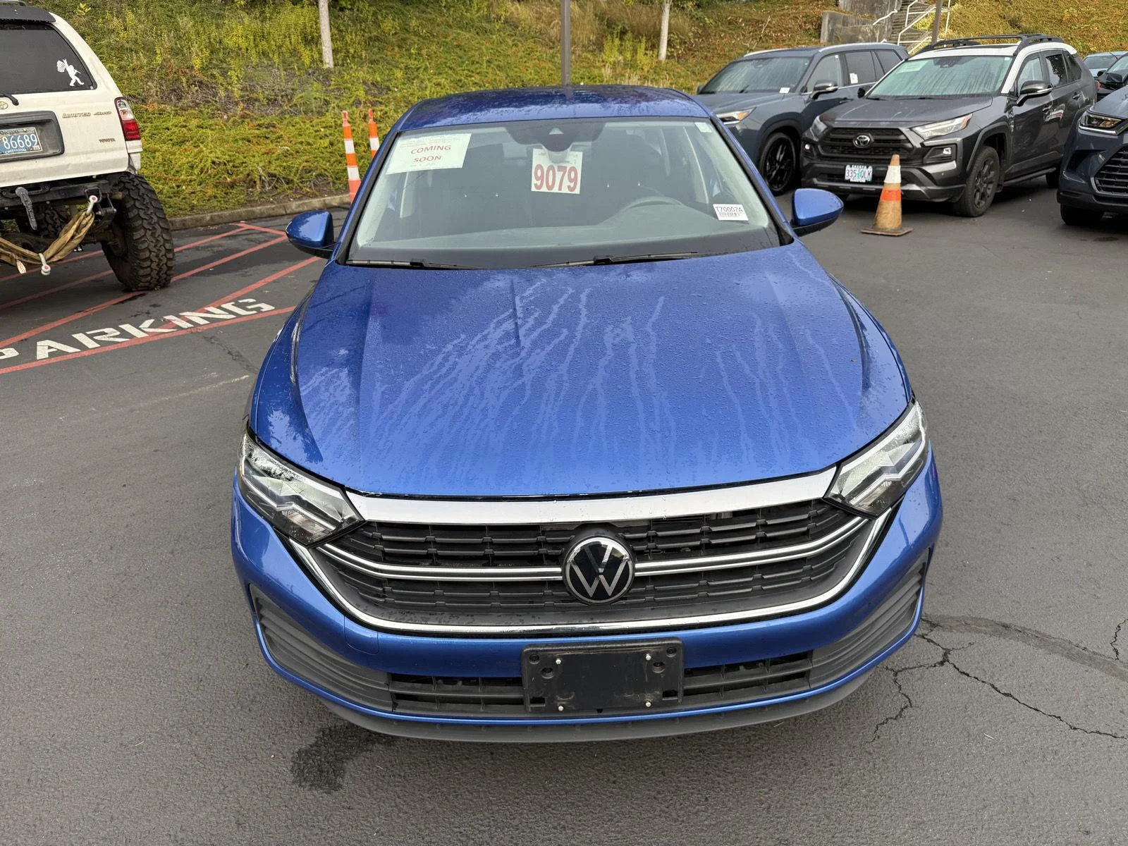Used 2024 Rising Blue Metallic Volkswagen S image 8