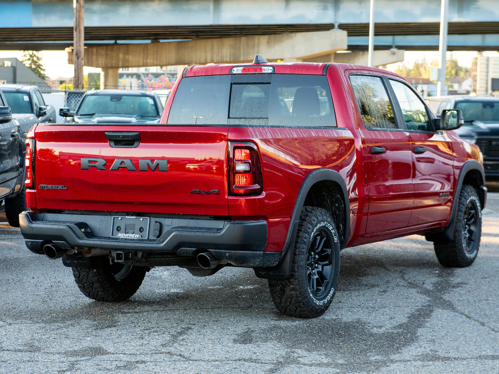 New 2026 Red RAM Rebel* Crew Cab 4x4, 33 Inch A/T Tires, Heated Seats/Wheel, Nav, Alpine Audio image 8