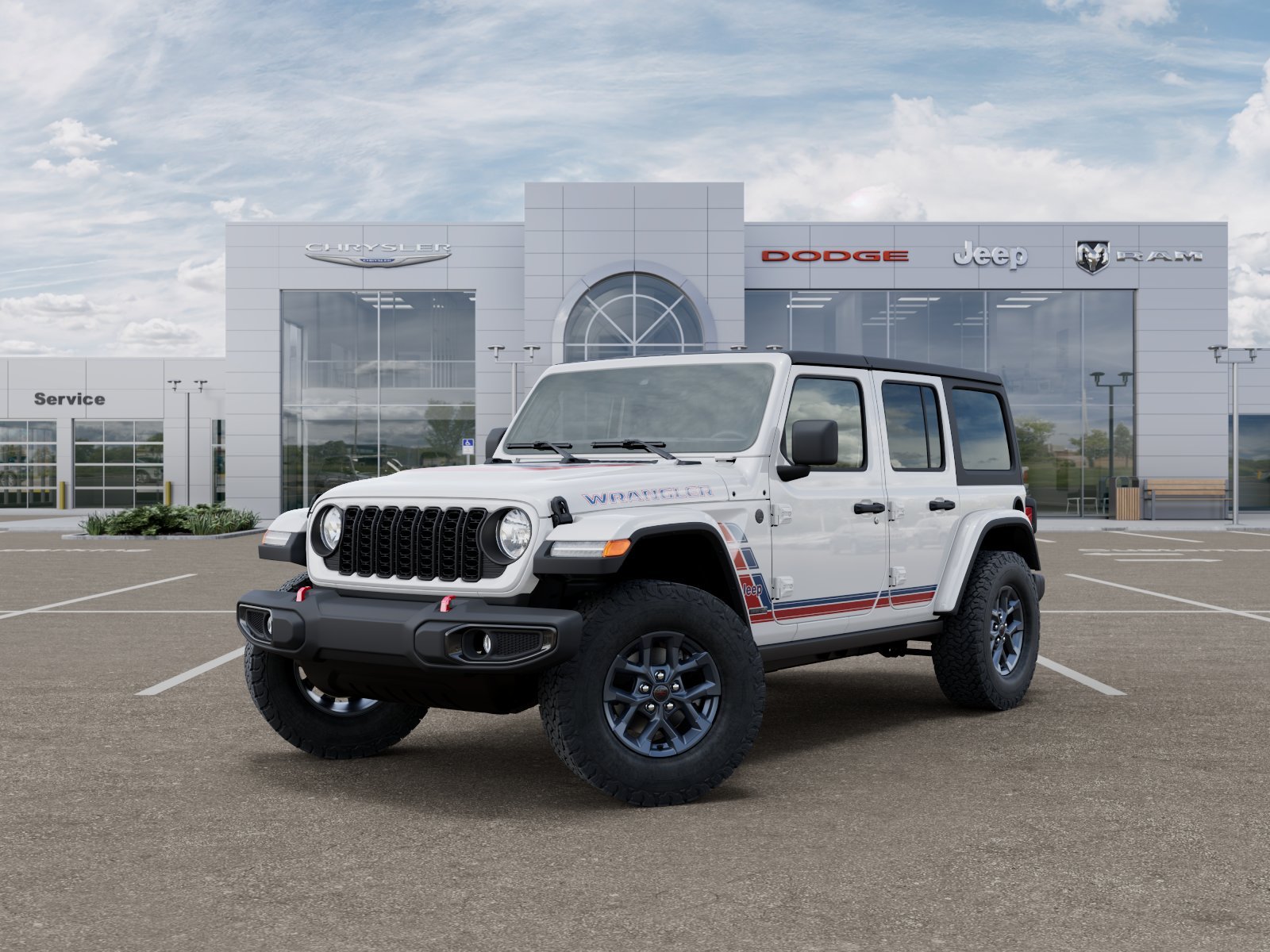 New 2026 Bright White Clear-Coat Exterior Paint Jeep Willys image 1