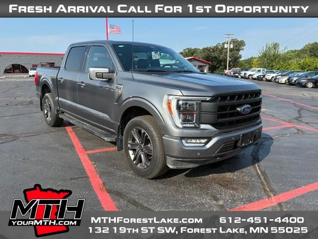 Certified Used 2023 Gray Ford Lariat image 2