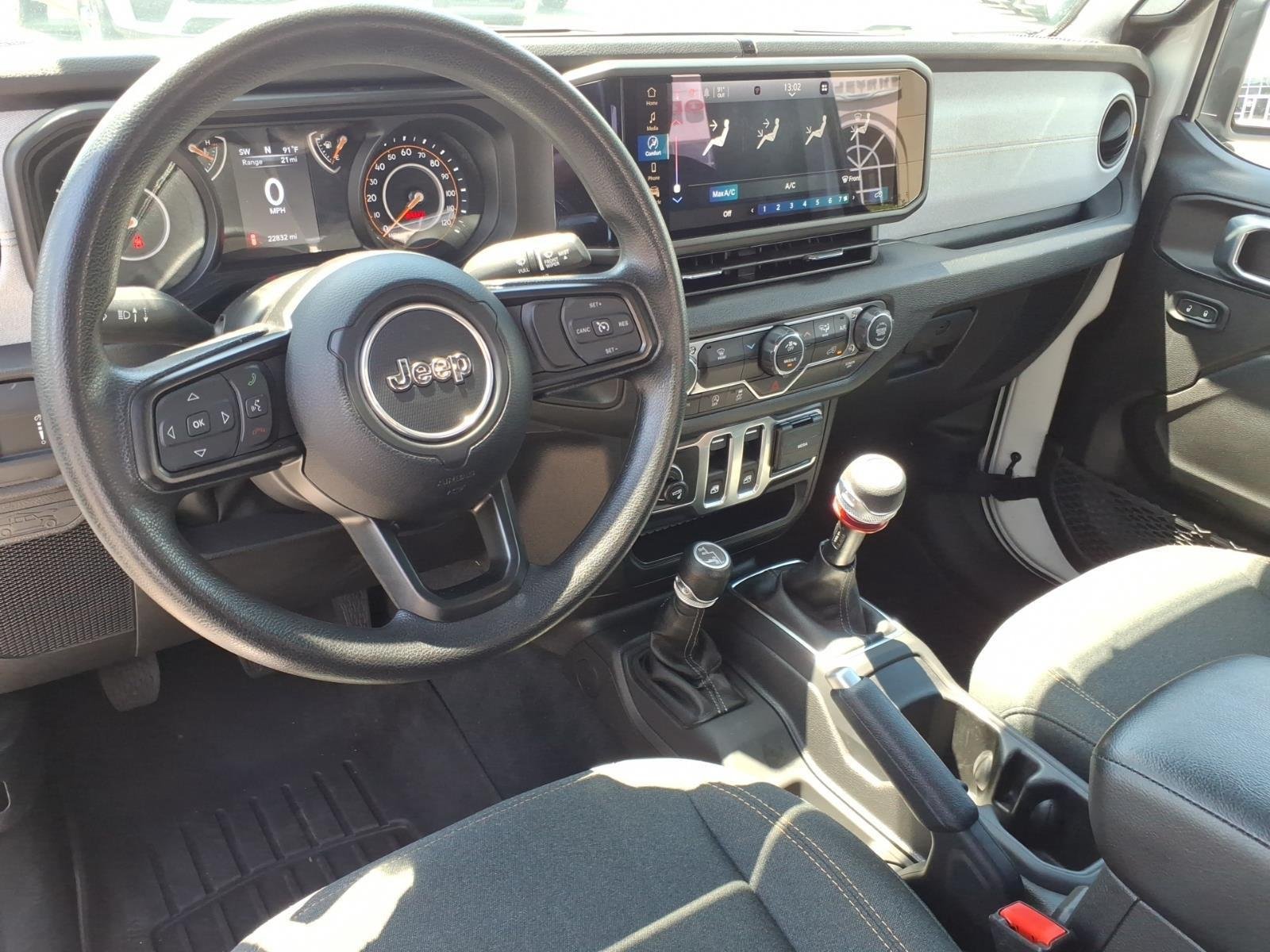 Used 2025 Bright White Clearcoat Jeep Sport image 19