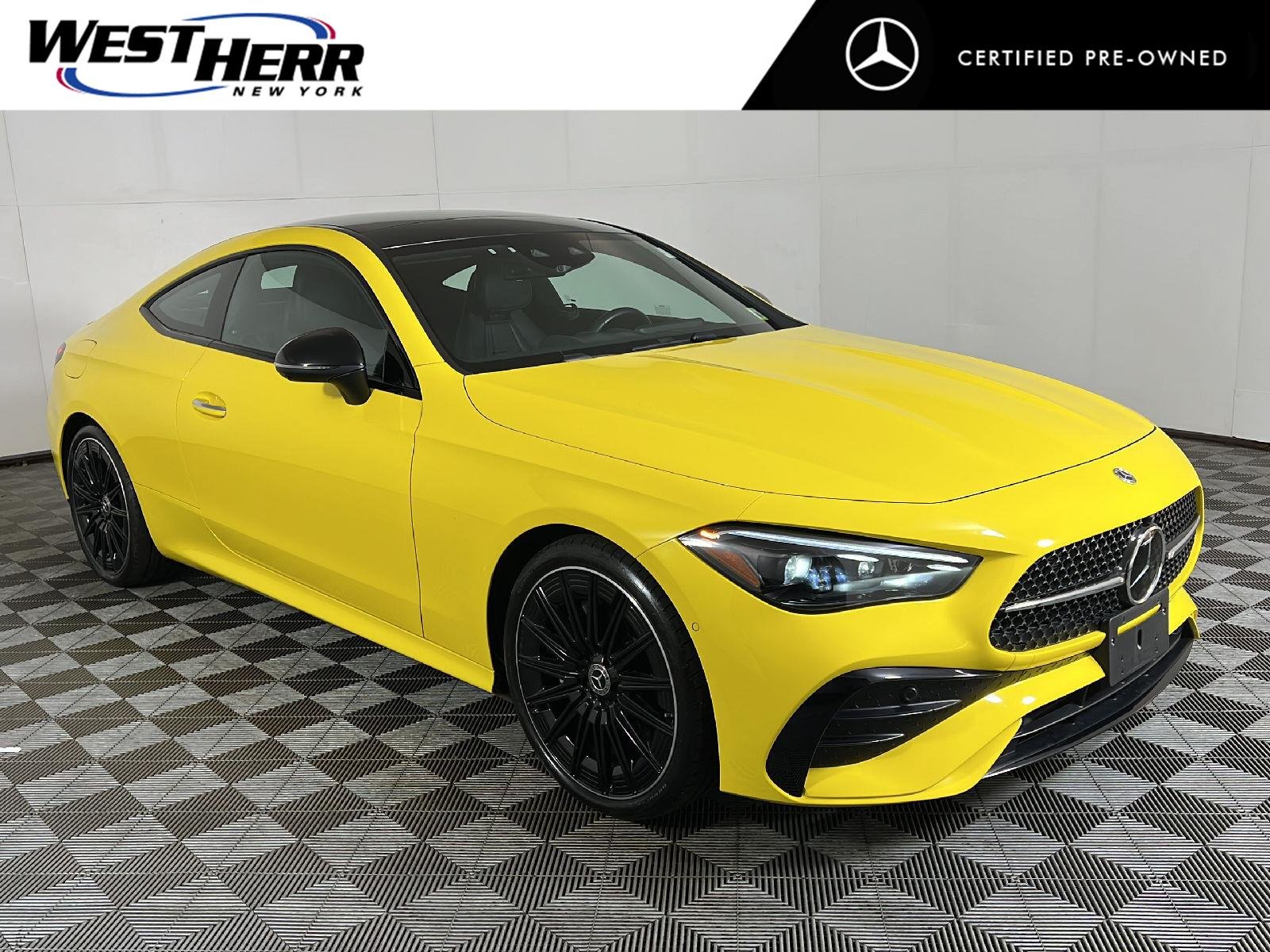 Certified Used 2026 Sun Yellow Mercedes-Benz CLE 300 image 1