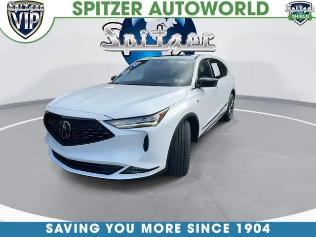 Used 2023 Platinum White Pearl Acura SH-AWD with A-Spec Package image 4