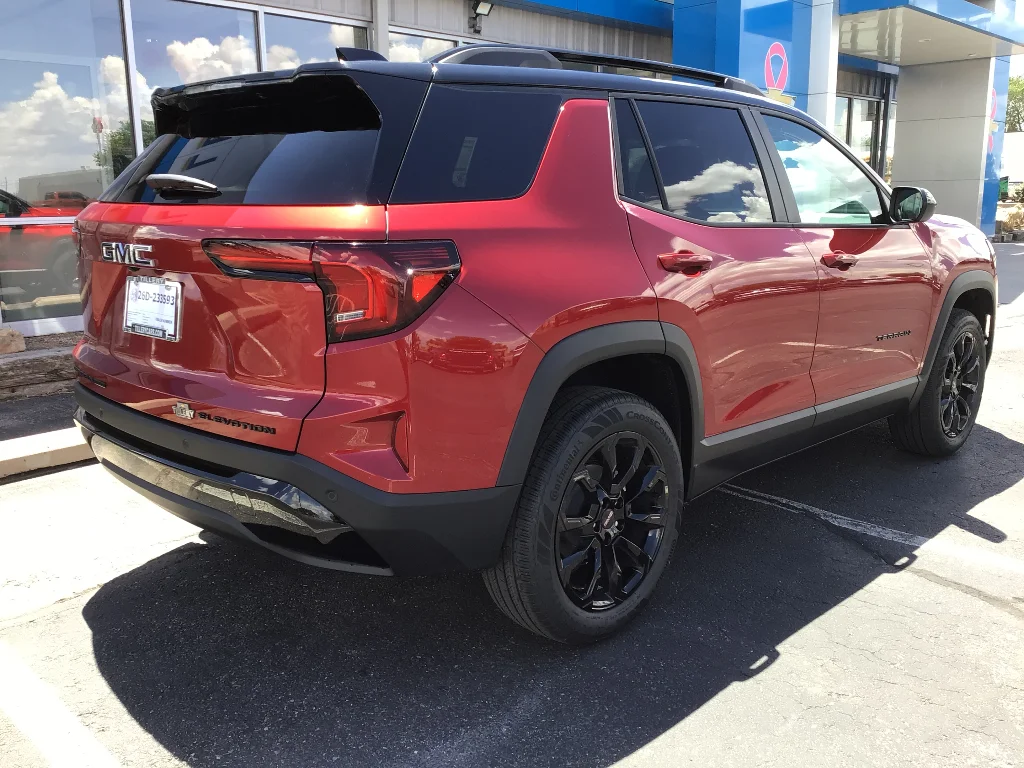 New 2027 Volcanic Red Tintcoat GMC AWD Elevation image 5