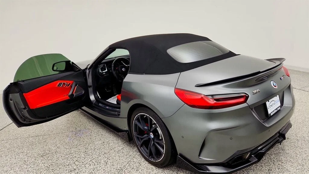 Used 2023 Frozen Grey II Metallic BMW M40i Roadster w/ Premium Pkg, Shadowline & Adaptive M Suspension image 9