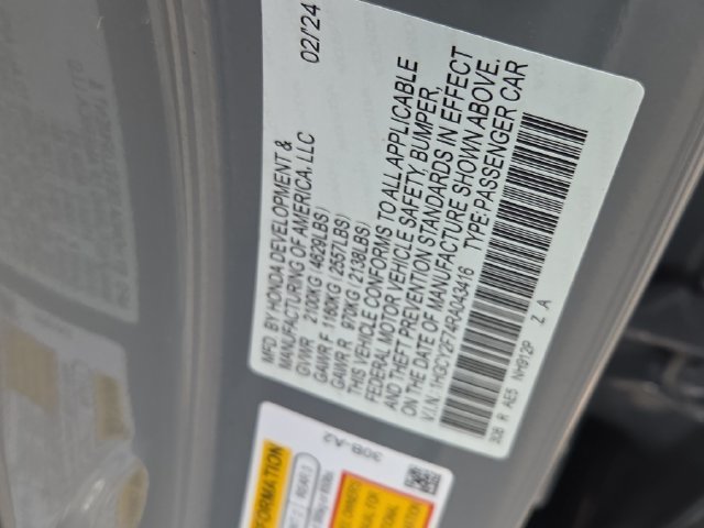 Used 2024 Urban Gray Pearl Honda Sport-L image 7