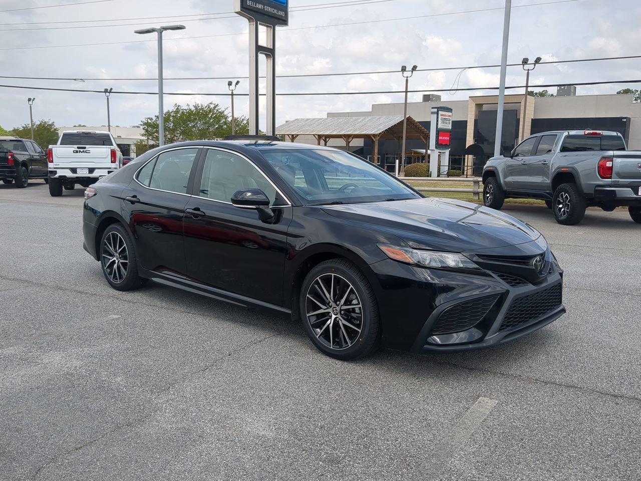 Used 2022 Black Toyota SE image 2