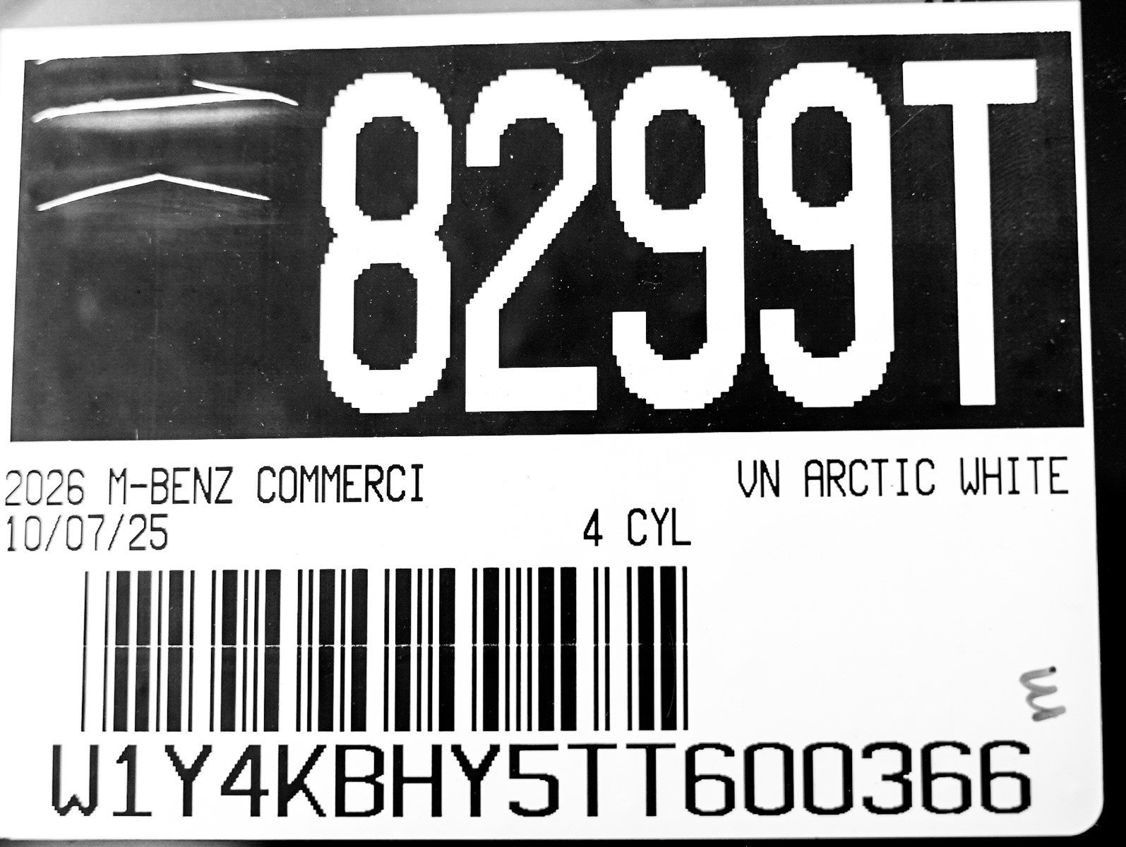 New 2026 Arctic White Mercedes-Benz 2500 Standard Roof I4 Diesel 144 RWD image 27
