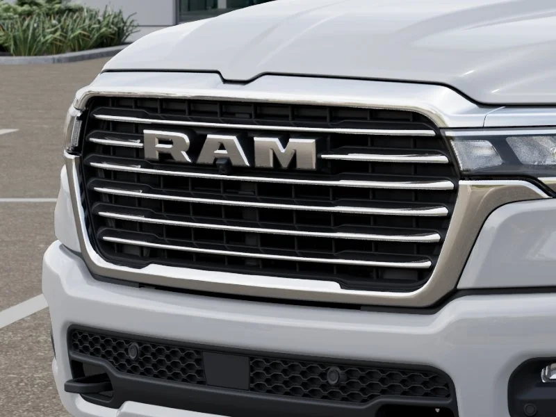 New 2026 Bright White Clear-Coat Exterior Paint RAM Laramie image 68