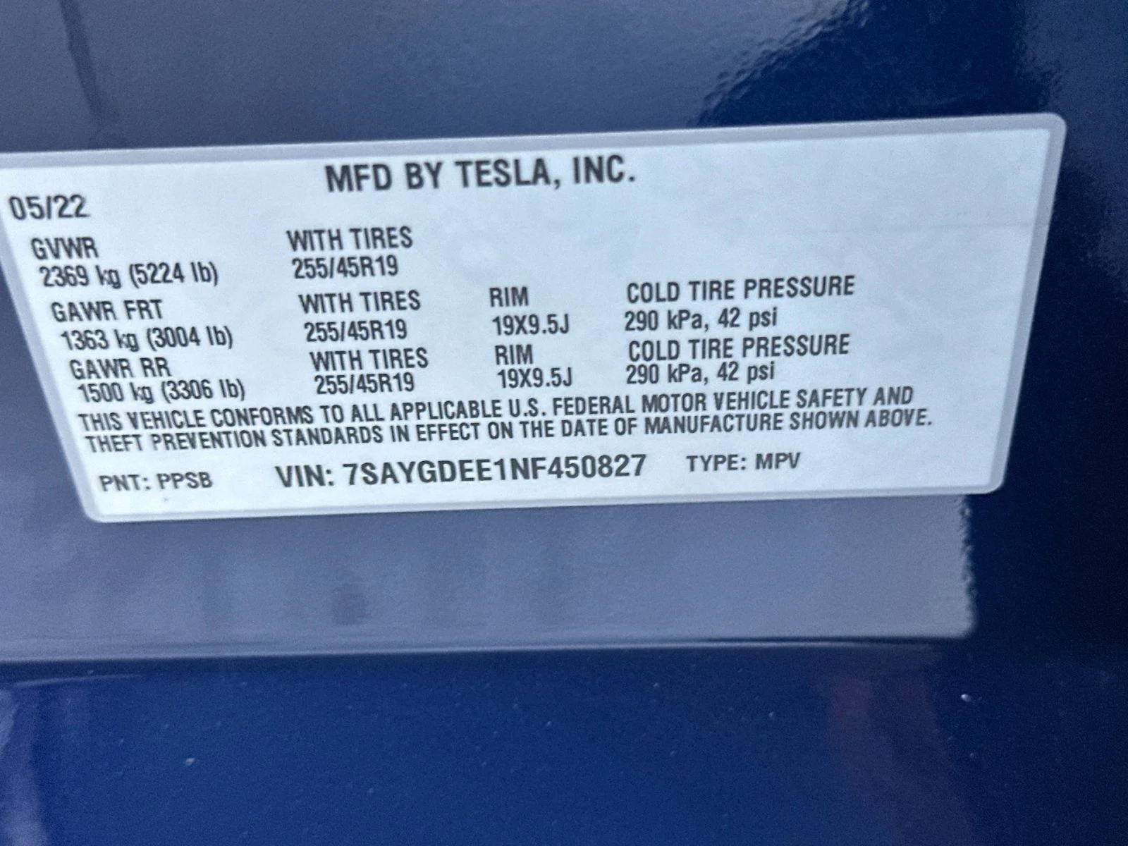 Used 2022 Blue Tesla Long Range image 26