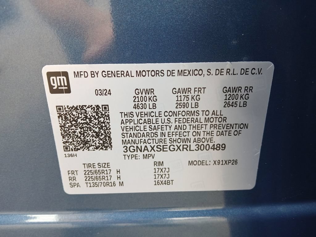 Used 2024 Lakeshore Blue Metallic Chevrolet LS image 30