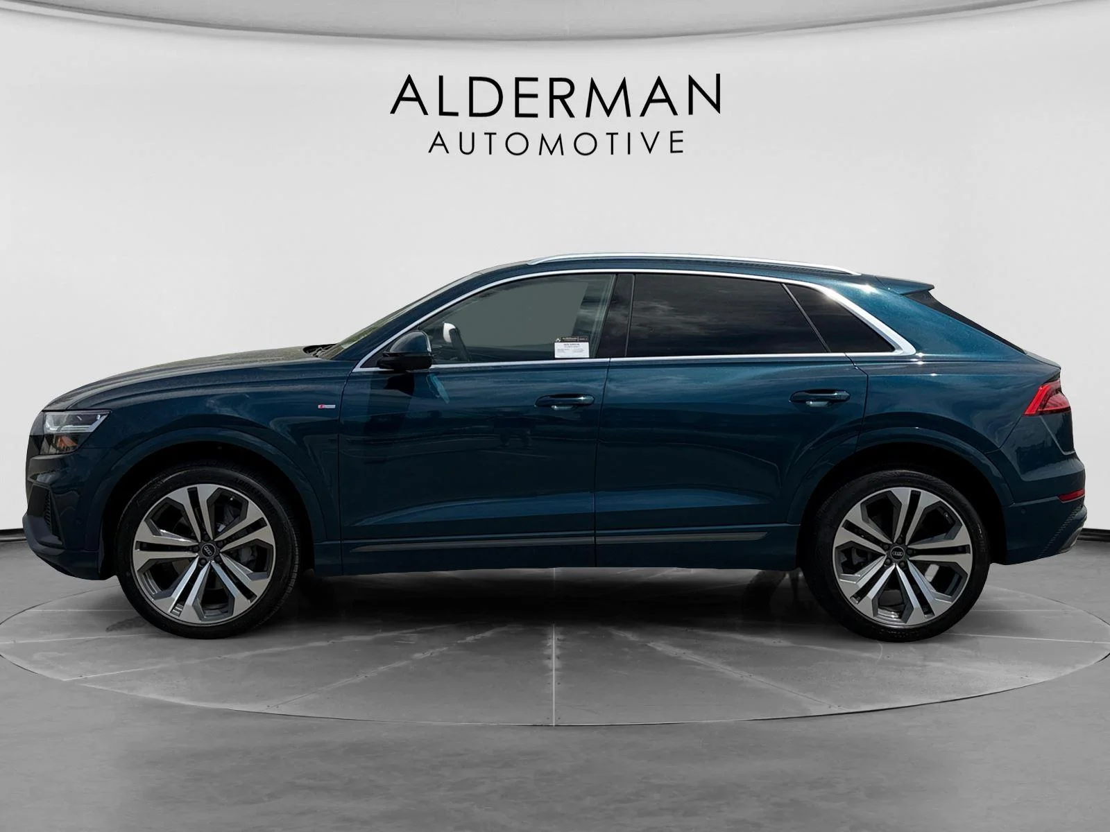 Used 2022 Galaxy Blue Metallic Audi Premium Plus image 2