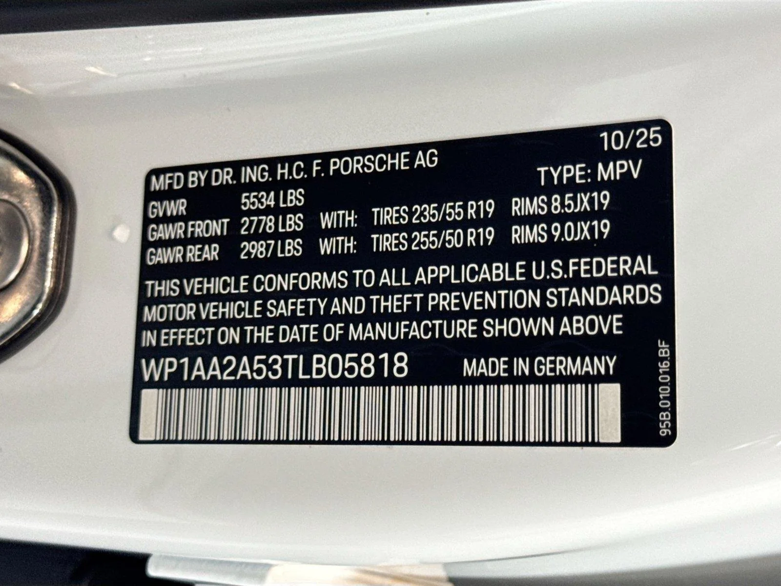 New 2026 White Porsche  image 27