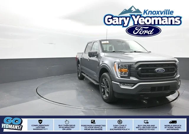 Certified Used 2023 Gray Metallic Ford XLT image 1