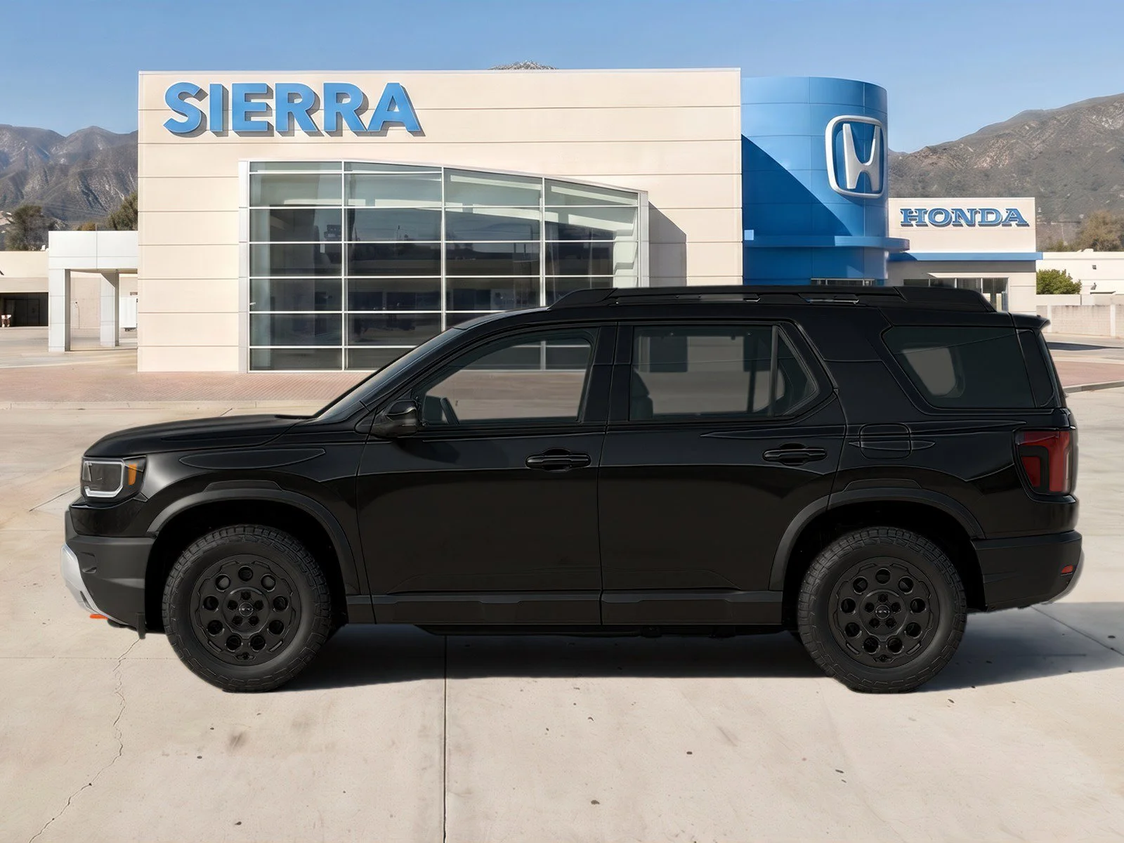 New 2026 Crystal Black Pearl Honda TrailSport Elite Blackout image 2