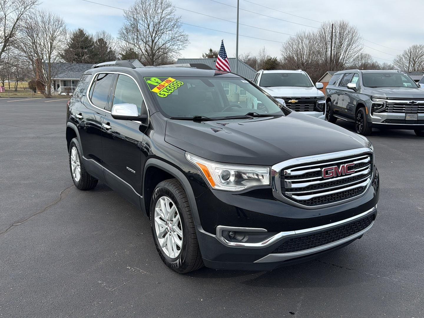 Used 2019 GMC Acadia SLT-1 with VIN 1GKKNULS6KZ249825 for sale in Corydon, IN