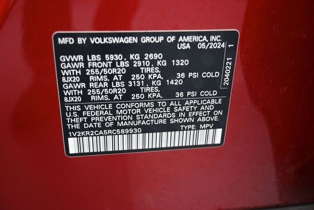 Used 2024 Red Volkswagen 2.0T SE w/Technology image 20