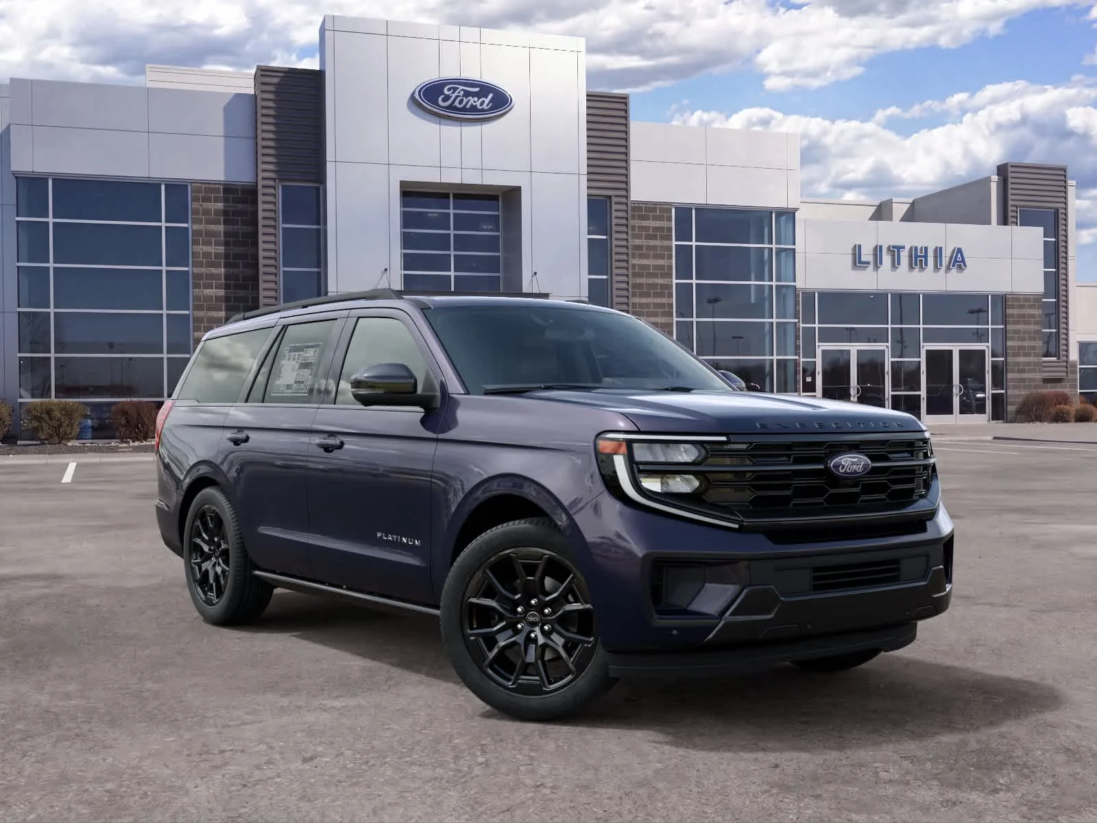 New 2027 Blue Ember Metallic Ford Platinum image 4