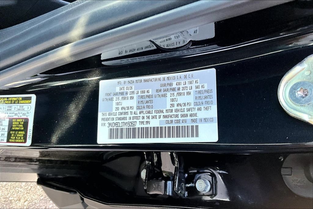 New 2026 Jet Black Mica Mazda 2.5 S Premium AWD image 14