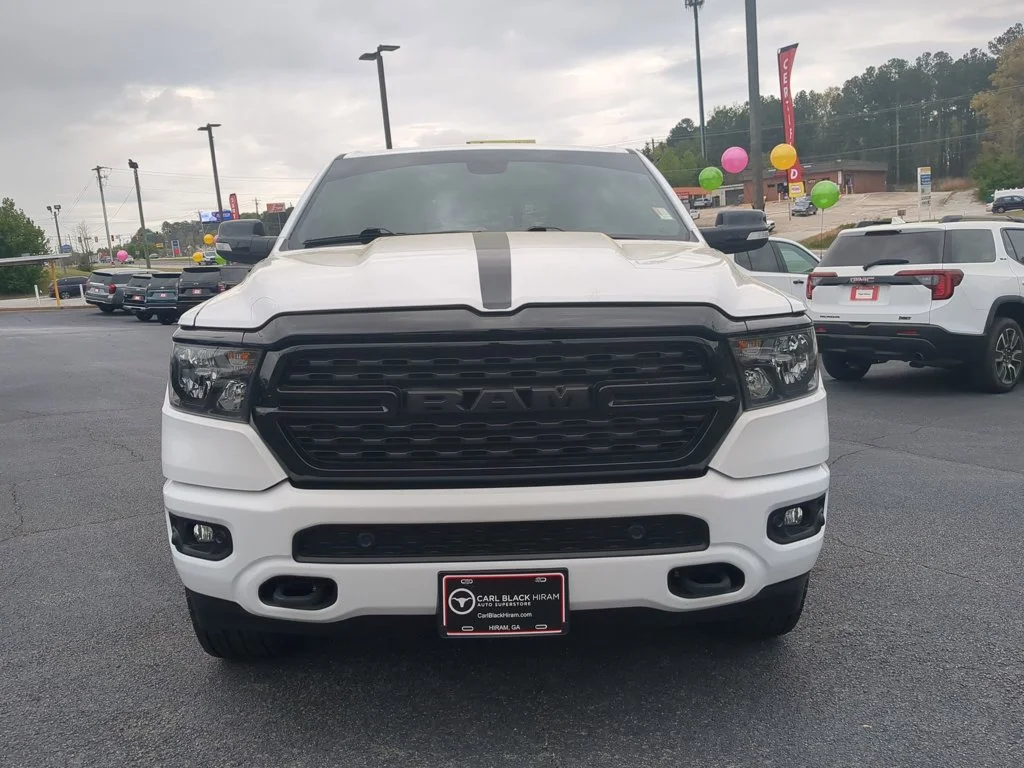 Used 2022 Bright White Clearcoat Ram Big Horn image 2