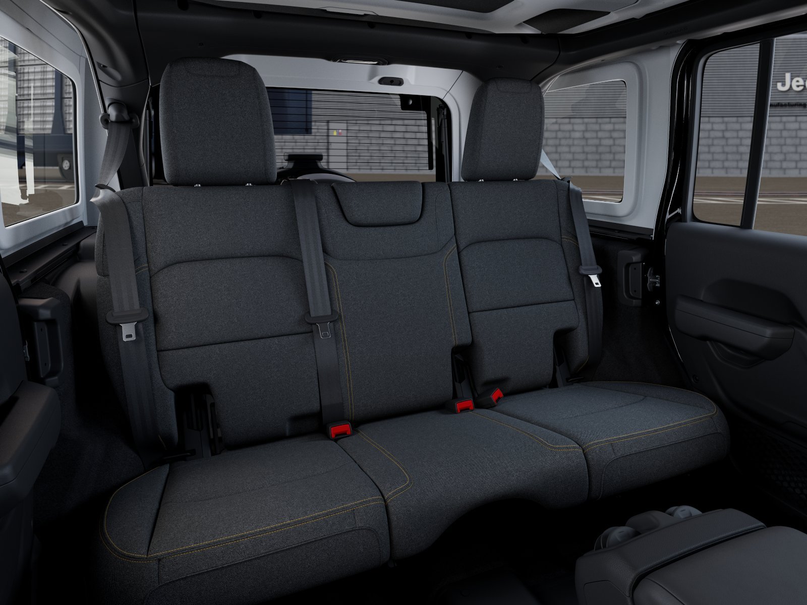 New 2026 Black Clear-Coat Exterior Paint Jeep WRANGLER 4-DOOR WILLYS image 41