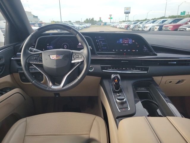 Used 2023 Crystal White Cadillac Premium Luxury image 3
