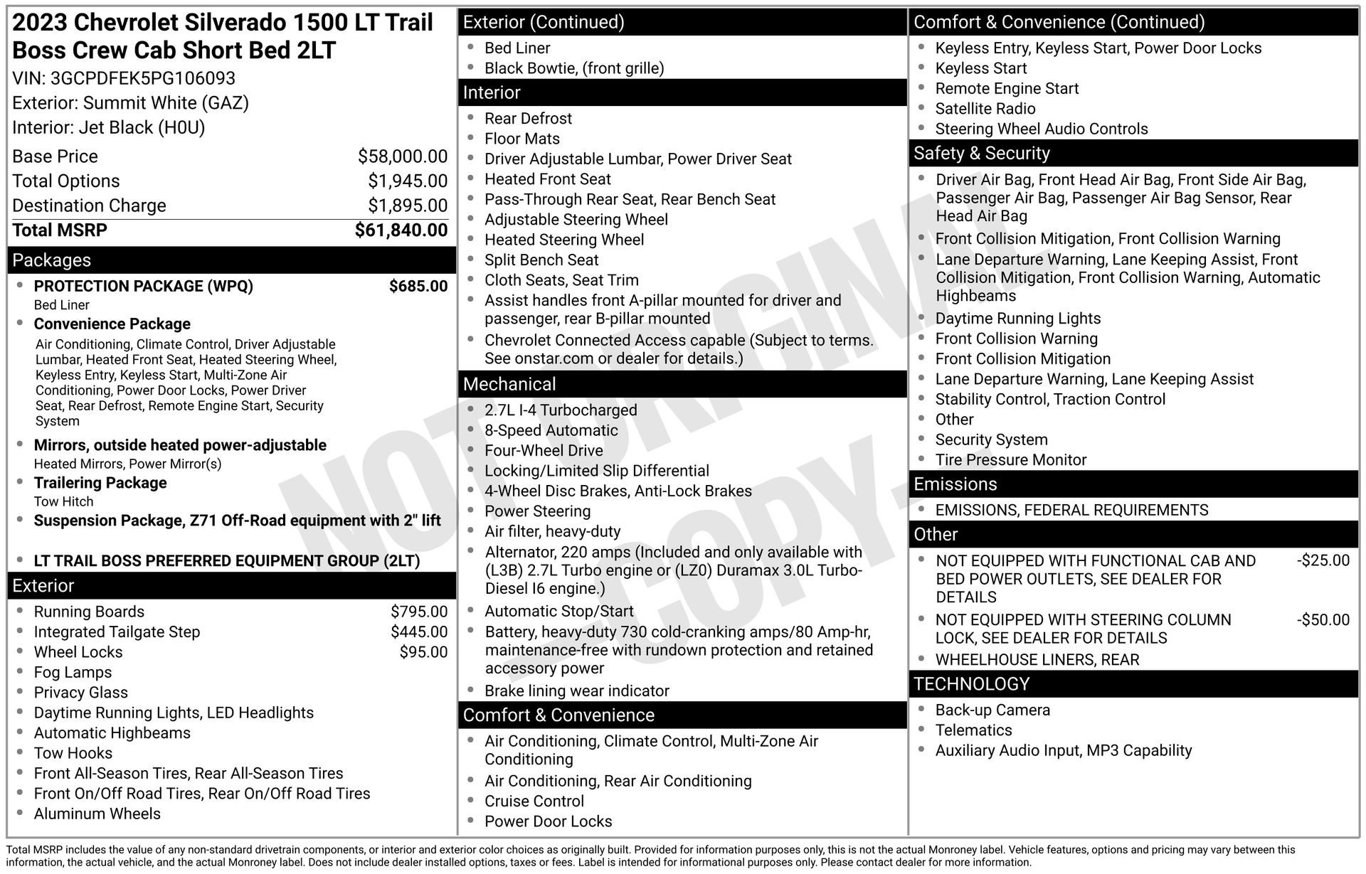 2023 CHEVROLET SILVERADO - Image 3