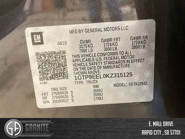 Used 2019 Gray GMC AT4 image 29