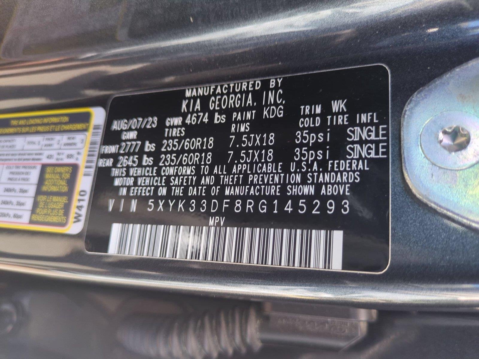 Used 2024 Steel Gray Kia EX image 42
