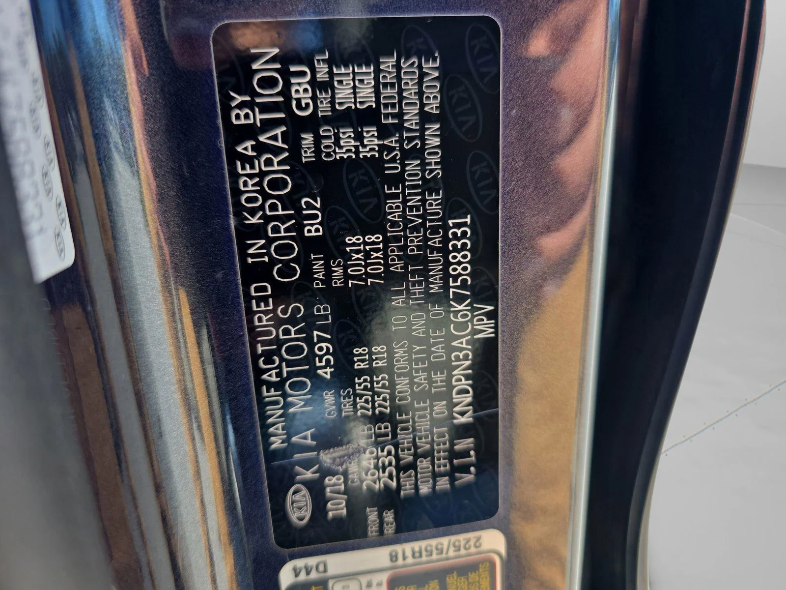 Used 2019 Blue Kia EX image 39
