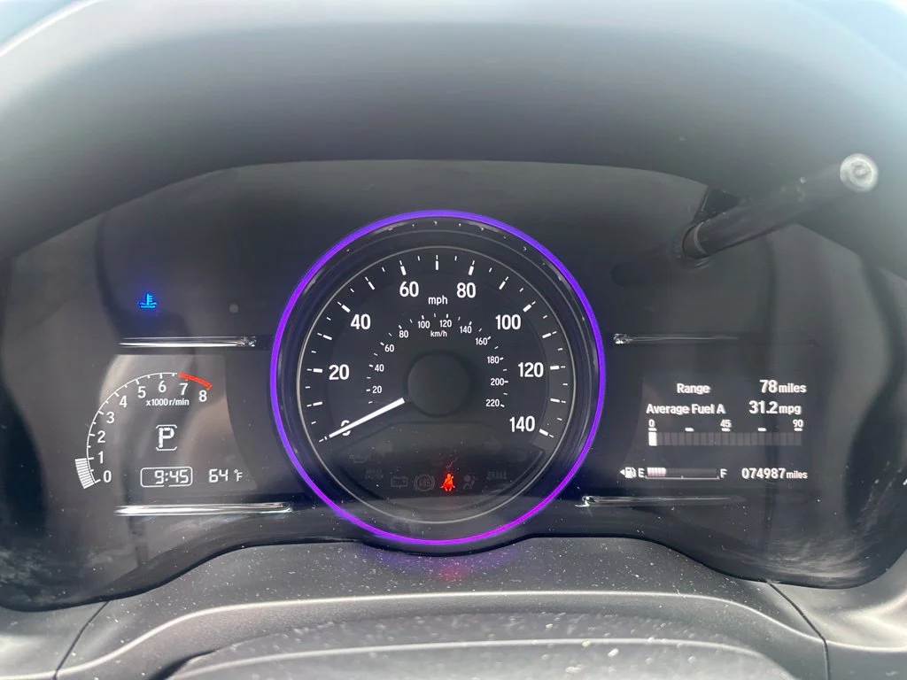 Used 2019 Midnight Amethyst Metallic Honda EX image 25