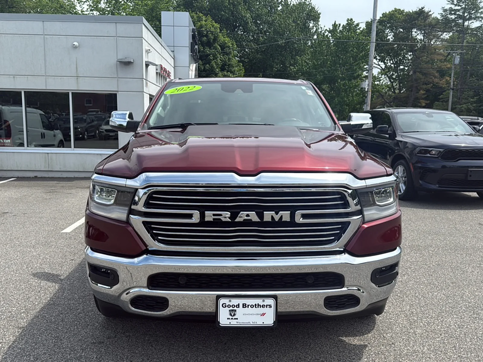 Certified Used 2022 Delmonico Red Pearlcoat Ram Laramie Crew Cab 4x4 5