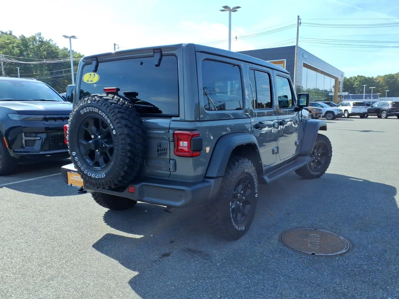 Certified Used 2022 Sting-Gray Clearcoat Jeep Unlimited Willys image 7
