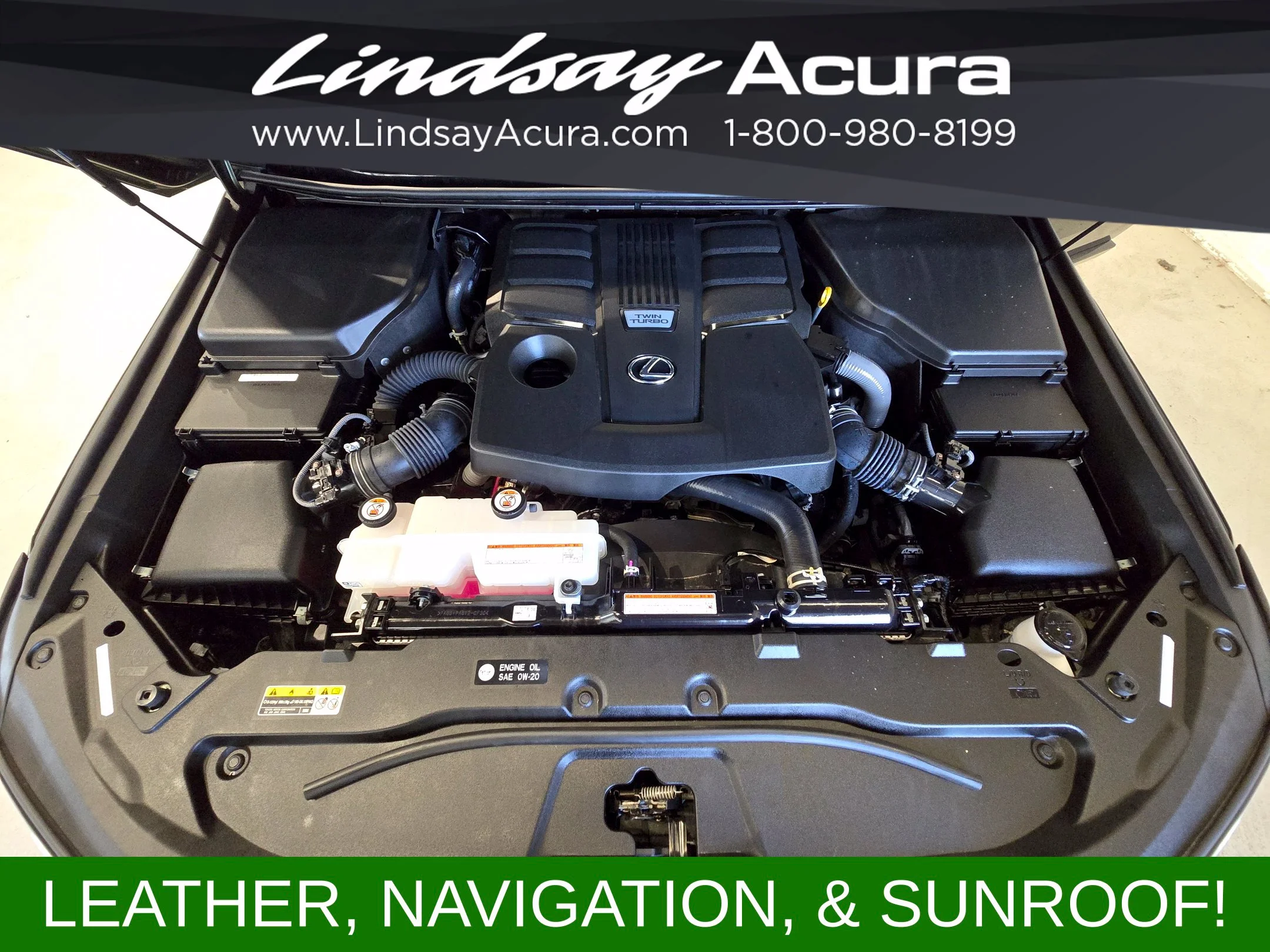 Used 2024 Nori Green Pearl Lexus 550 Premium+ image 24