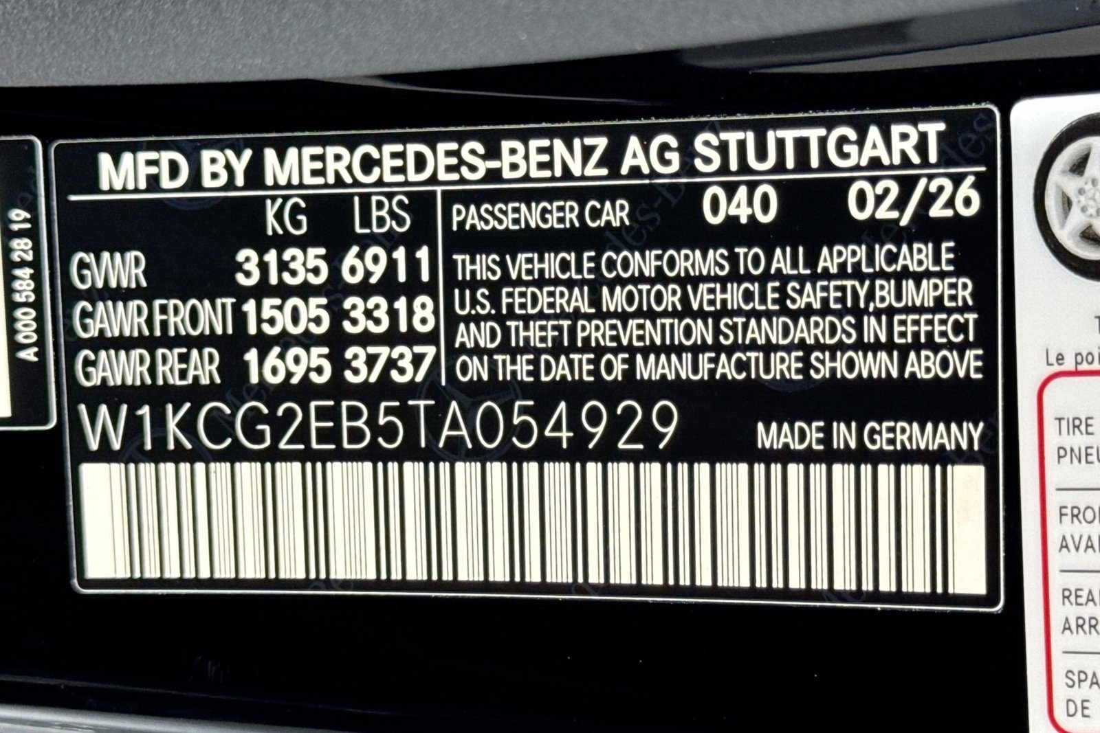 New 2026 Black Mercedes-Benz EQS 450 image 29