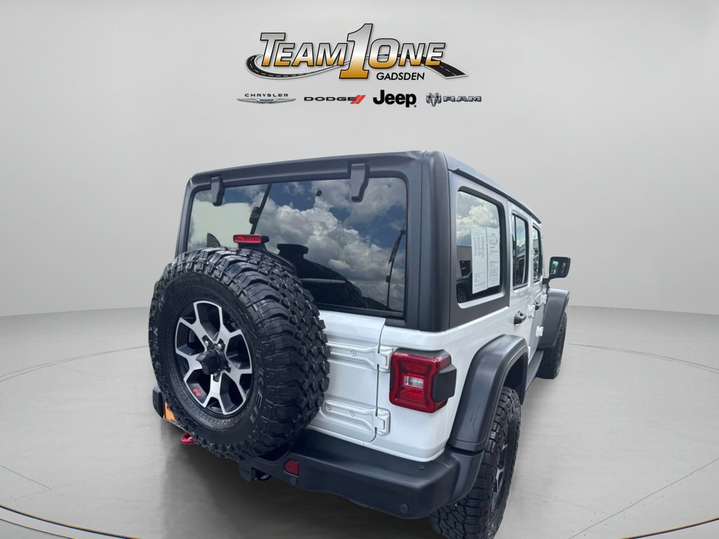 Used 2021 Bright White Clearcoat Jeep Unlimited Rubicon image 5