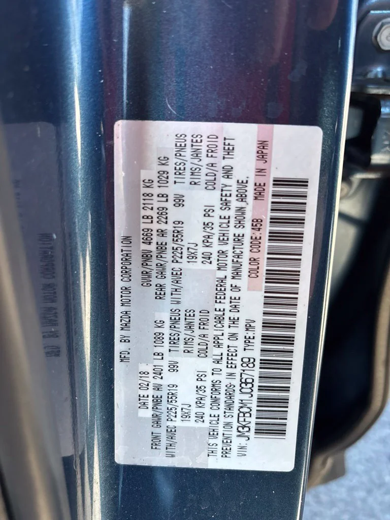Used 2018 Blue Mazda Touring image 10