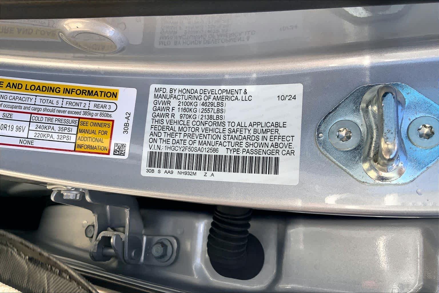Used 2025 Solar Silver Metallic Honda Sport image 31